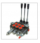 3-section hydraulic distributor, one floating section